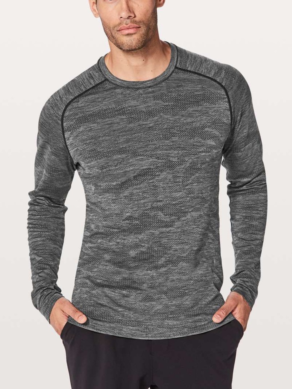 Lululemon Metal Vent Tech Long Sleeve Black / Anchor